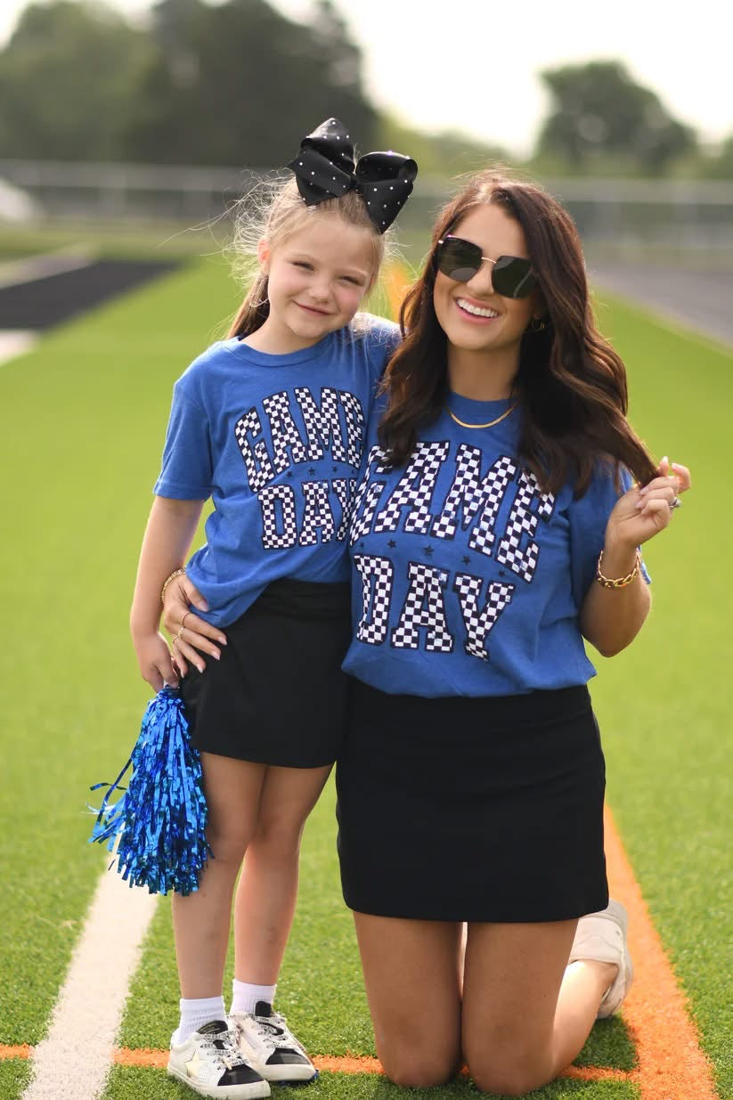 Checker Game Day Tee