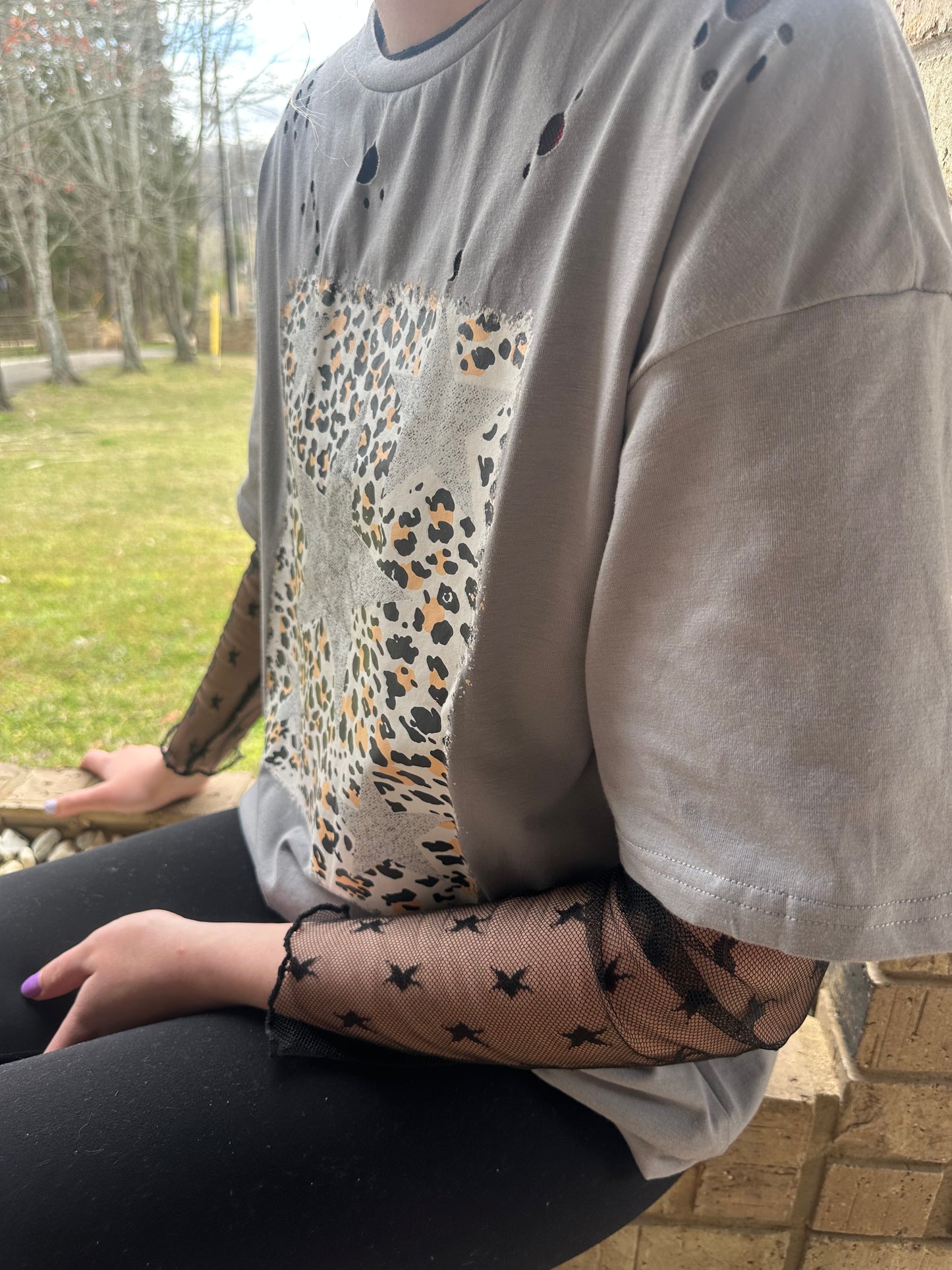 Mesh Sheer Top