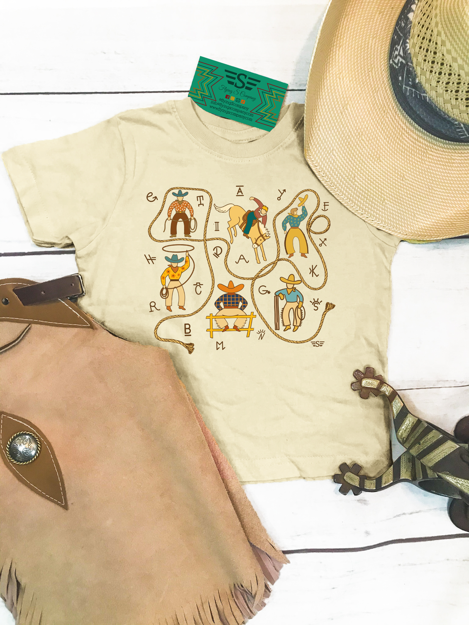 Kids Life of a Cowboy Tee: 4T