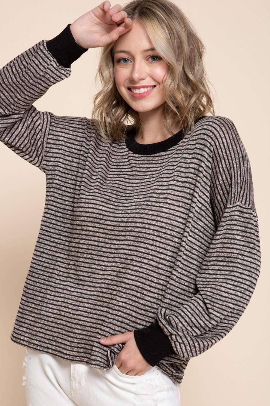 Marble Knit Top