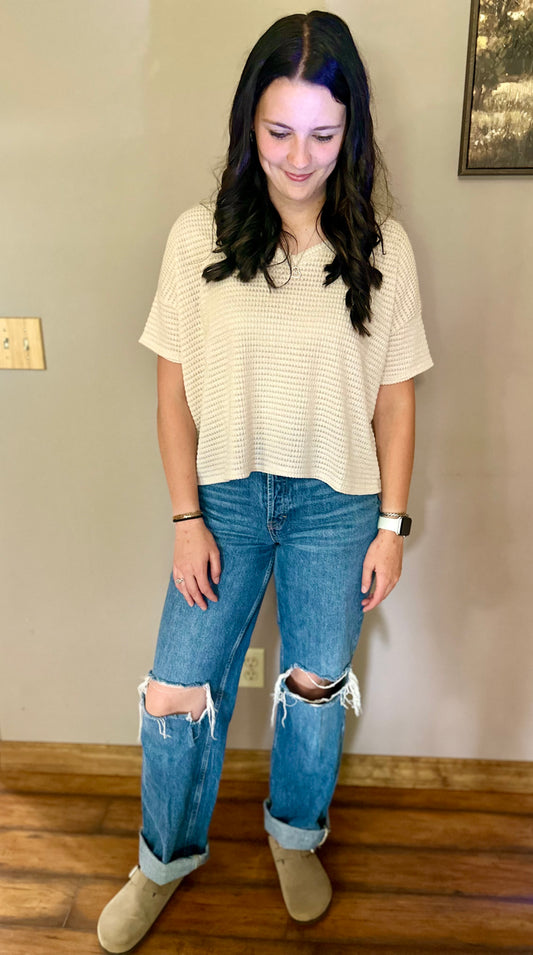 Drop Shoulder Top