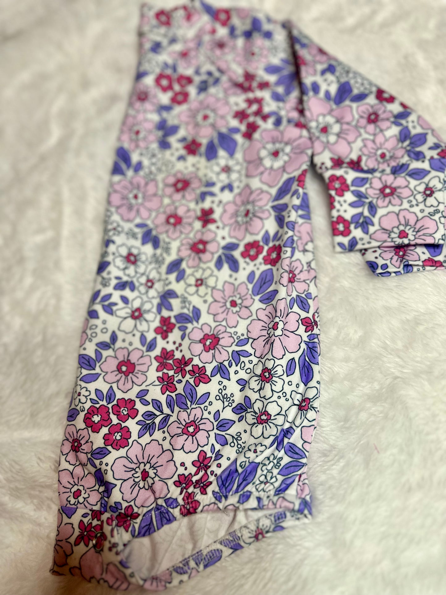 Violet Bubble Romper