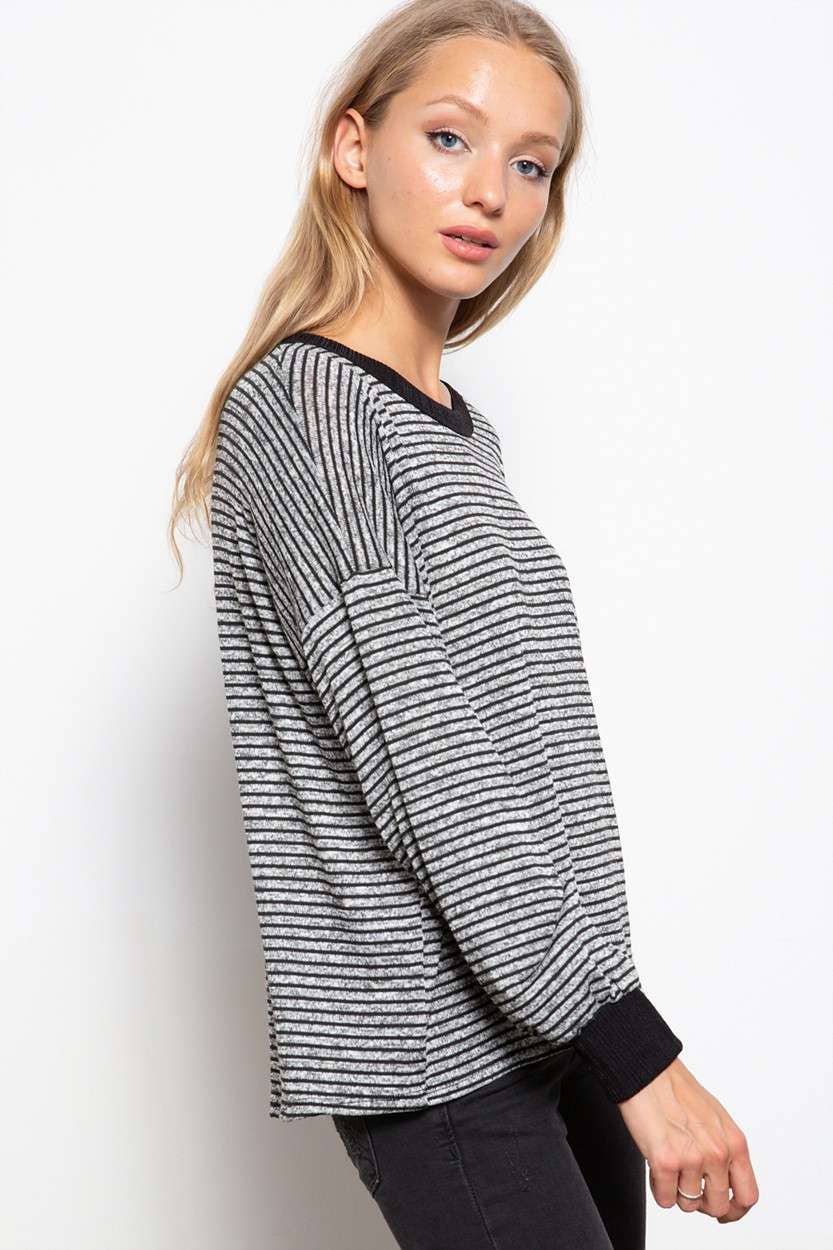 Marble Knit Top