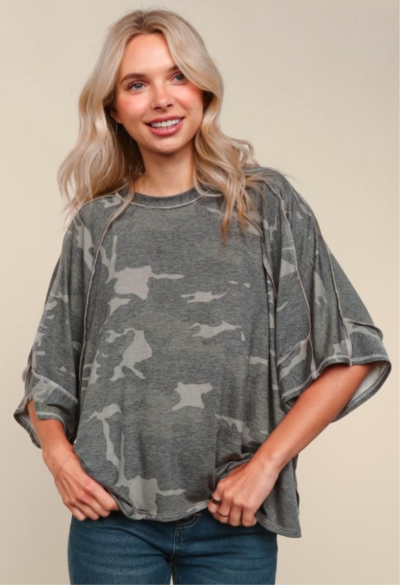 Hayden Camo Top