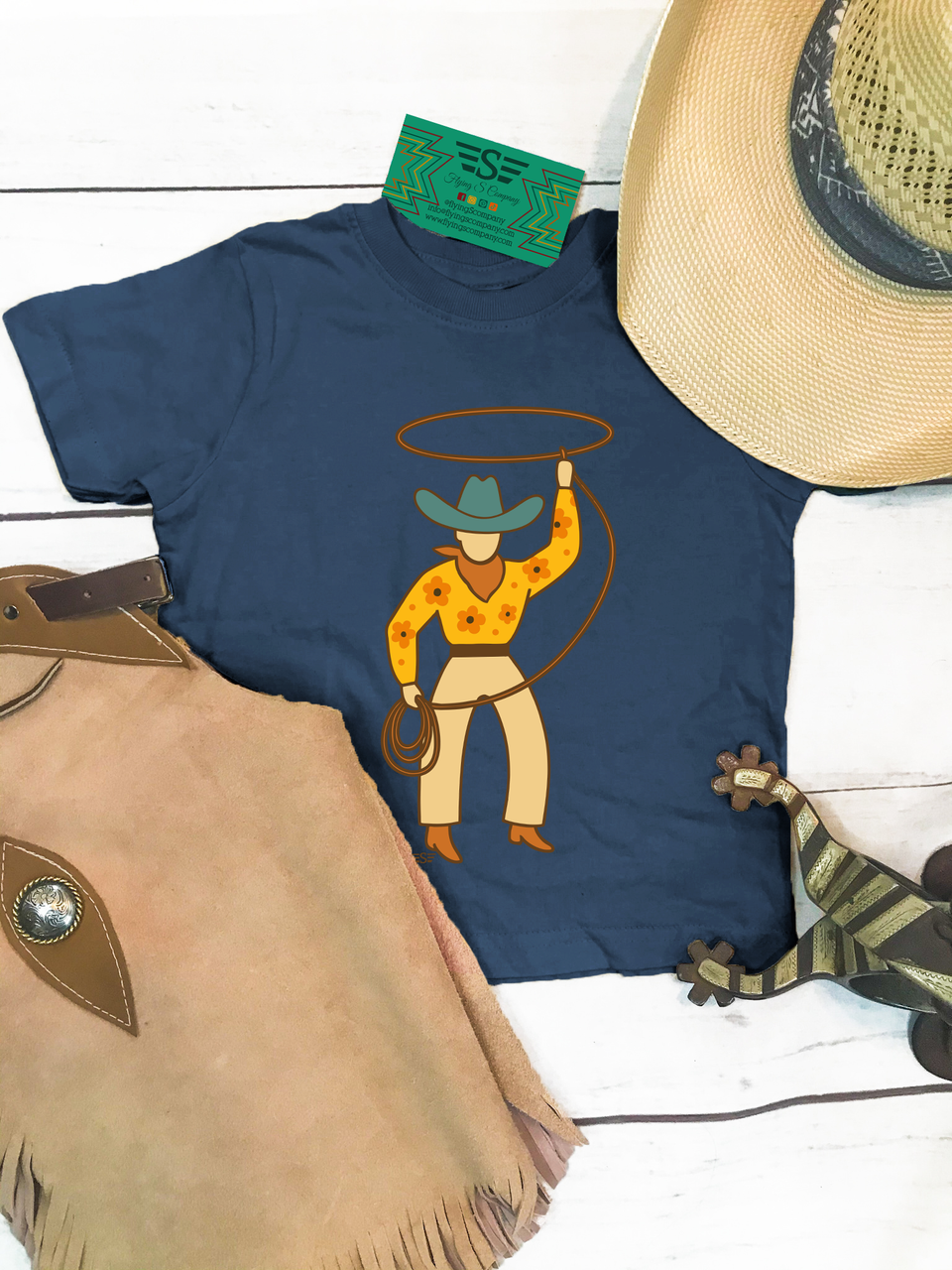 Kids Looped in the Bloom Tee: 2t