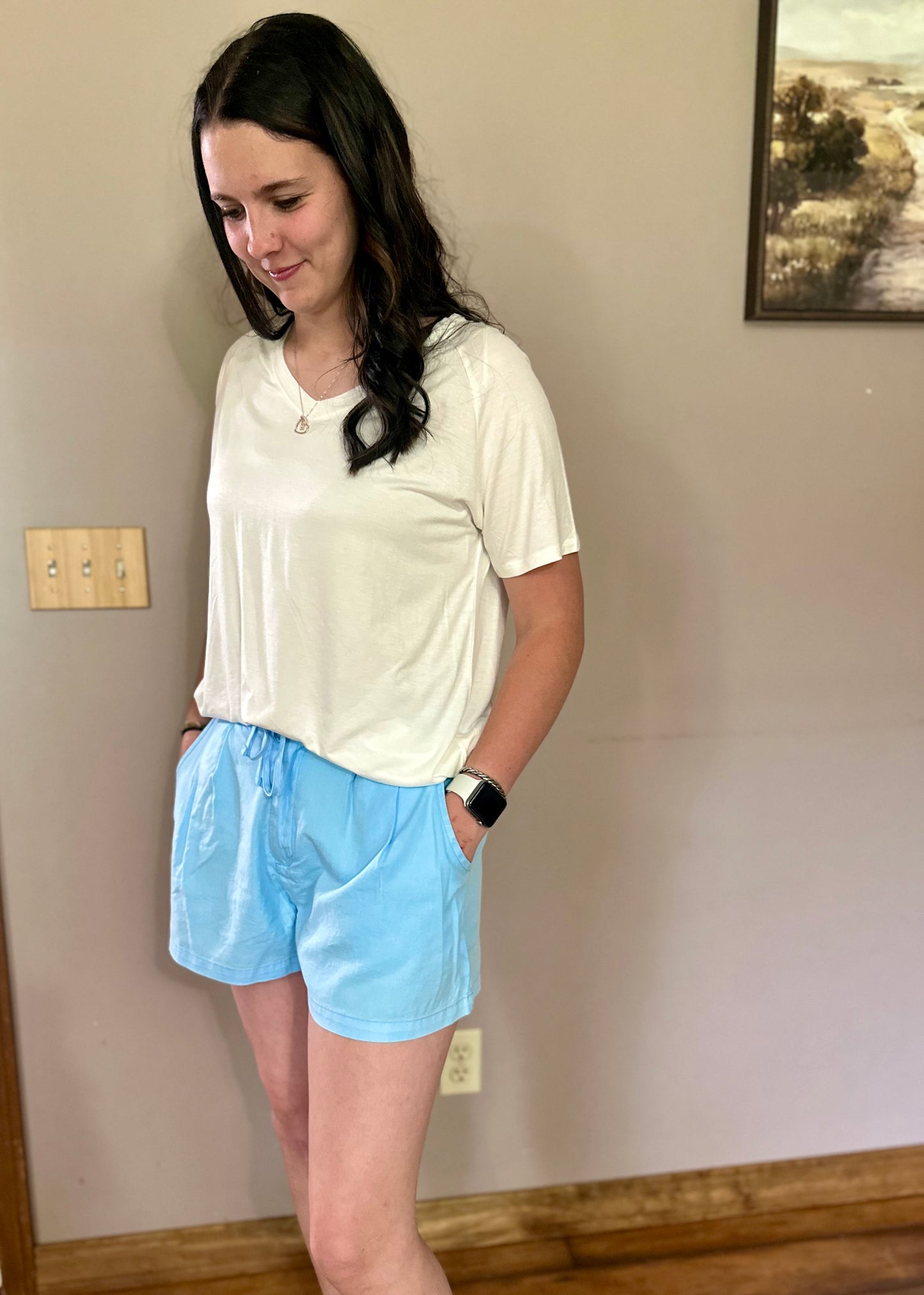 Oversized V Neck Top