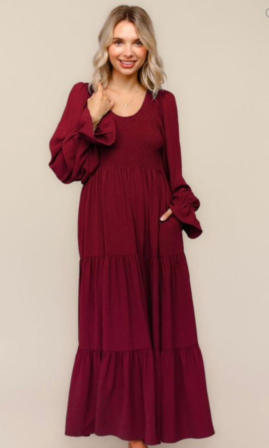 Winona Long Sleeve Maxi Dress