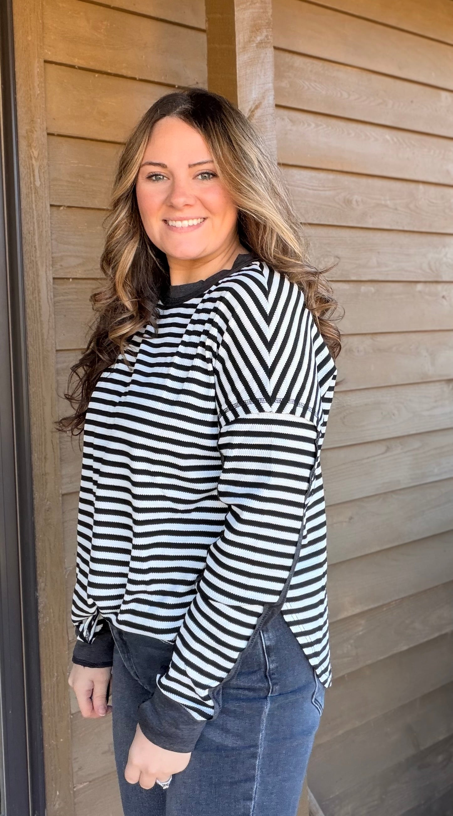 On the Go Stripe Top