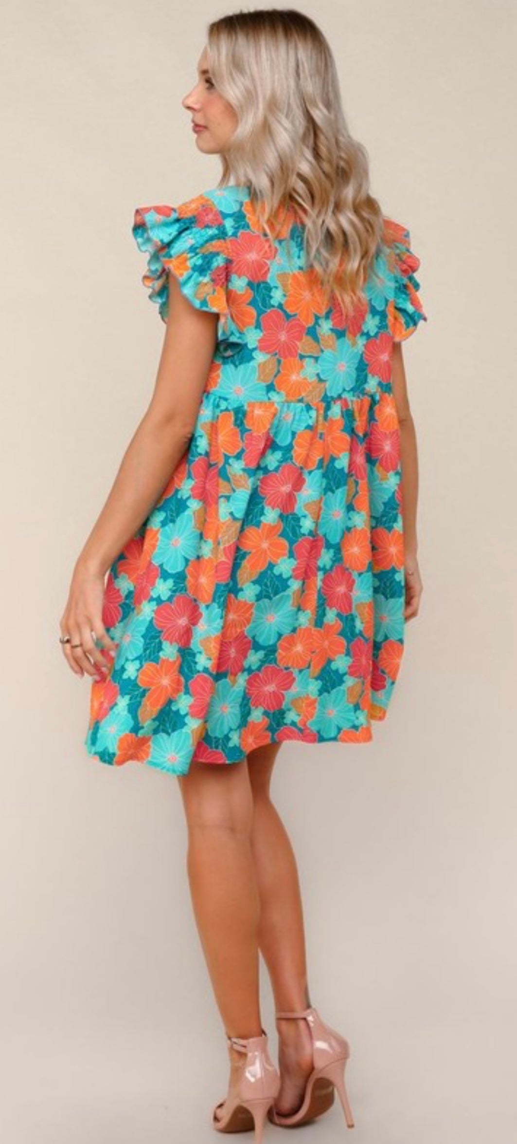 Floral Chiffon Dress