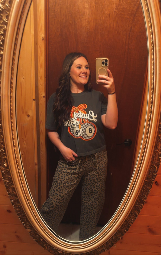 Lucky Girl Crop Comfort Colors
