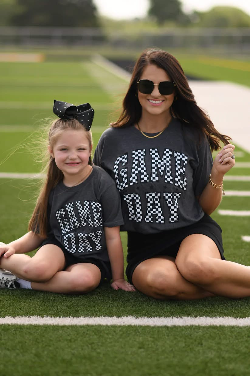 Checker Game Day Tee