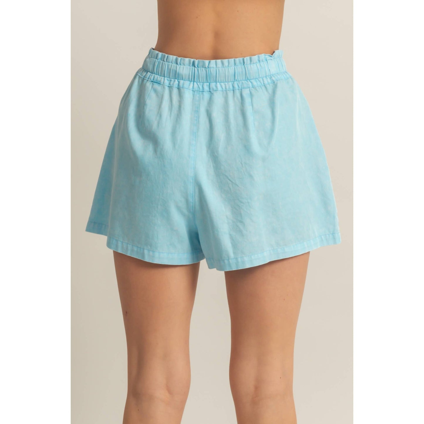 Everyday High Waist Drawstring Shorts