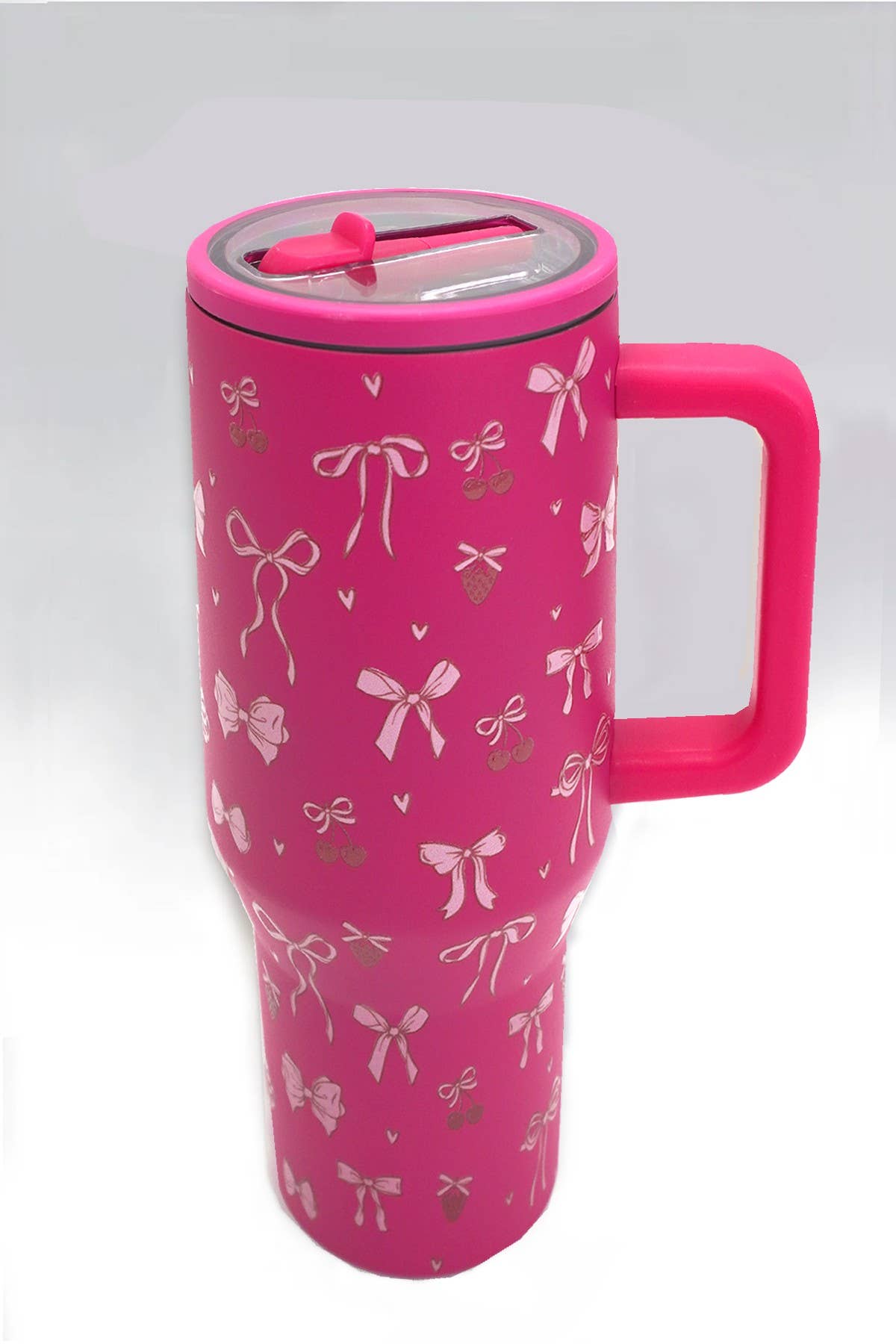 BOW FUCHSIA tumbler