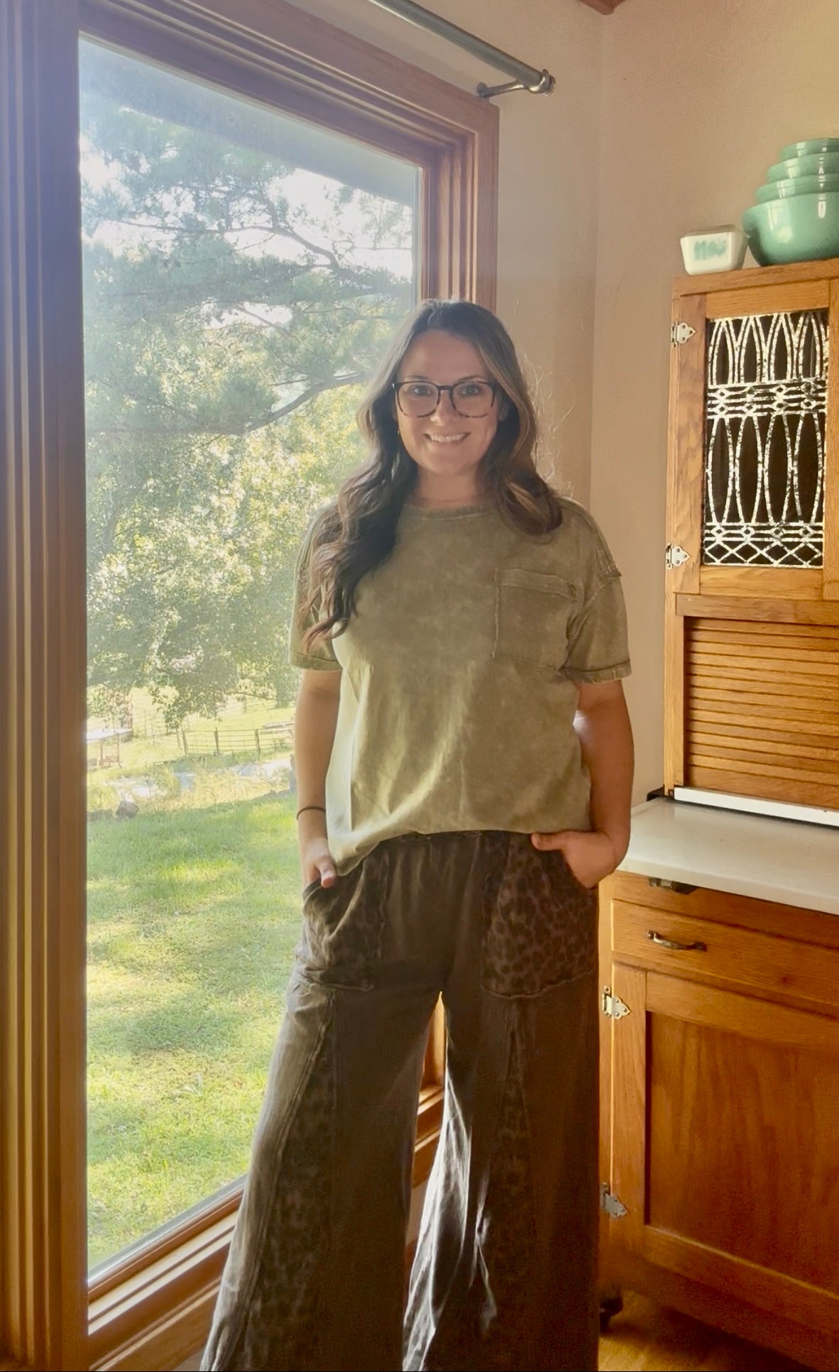 Olive Acid Top