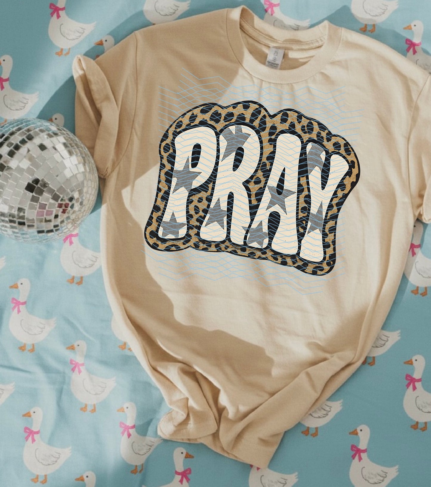 Cheetah Pray Tee