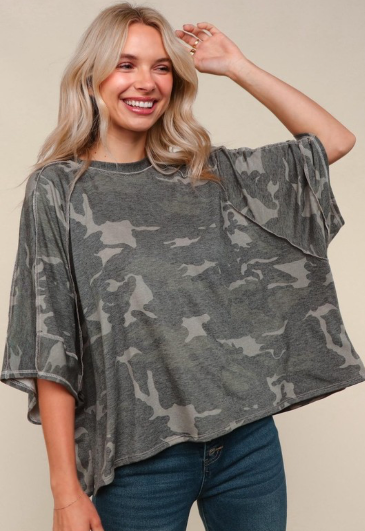 Hayden Camo Top