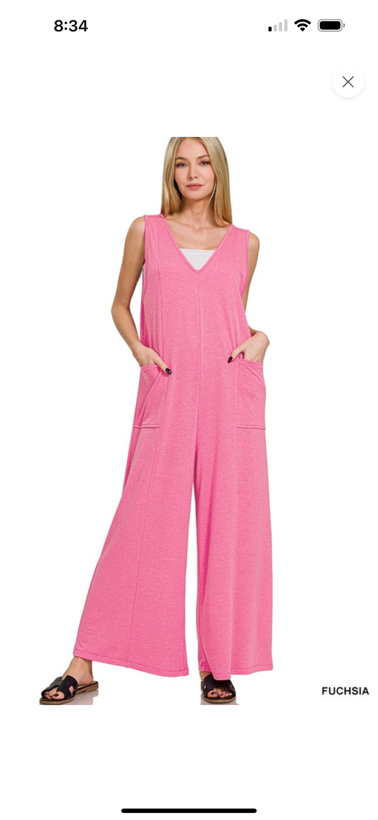 Berry Terry Jumpsuit