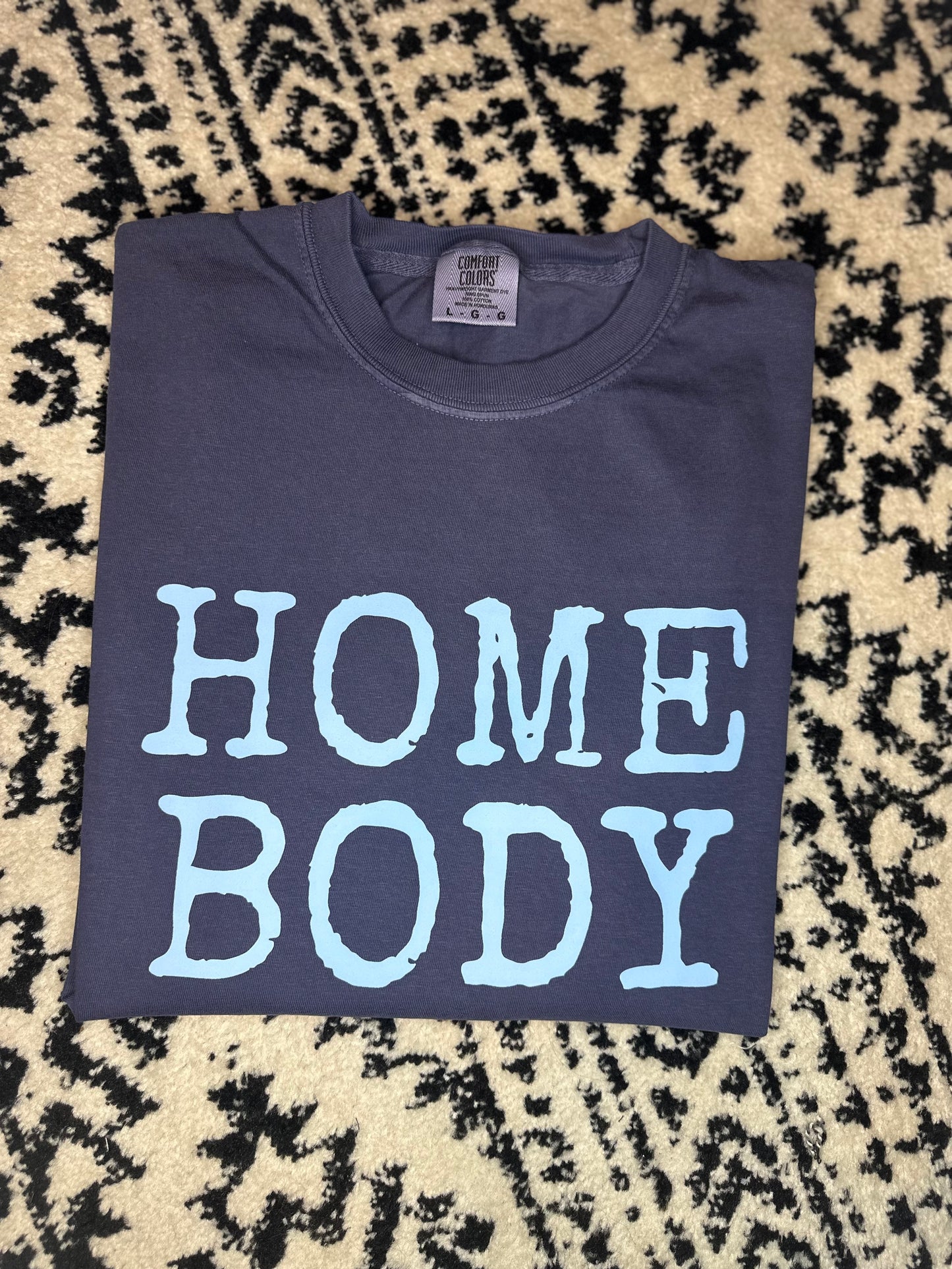 Homebody Navy Tee