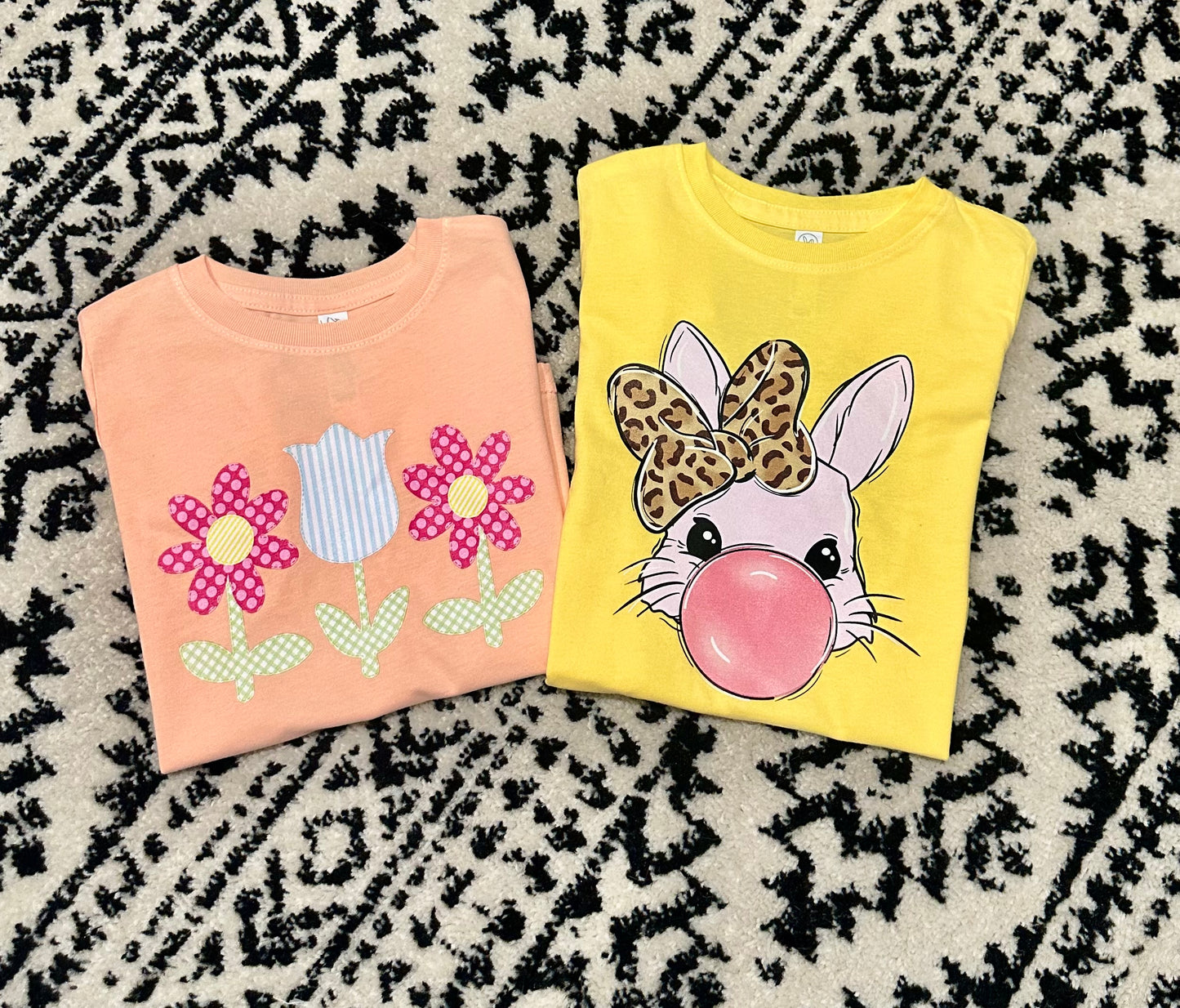 Appliqué Flower Tee