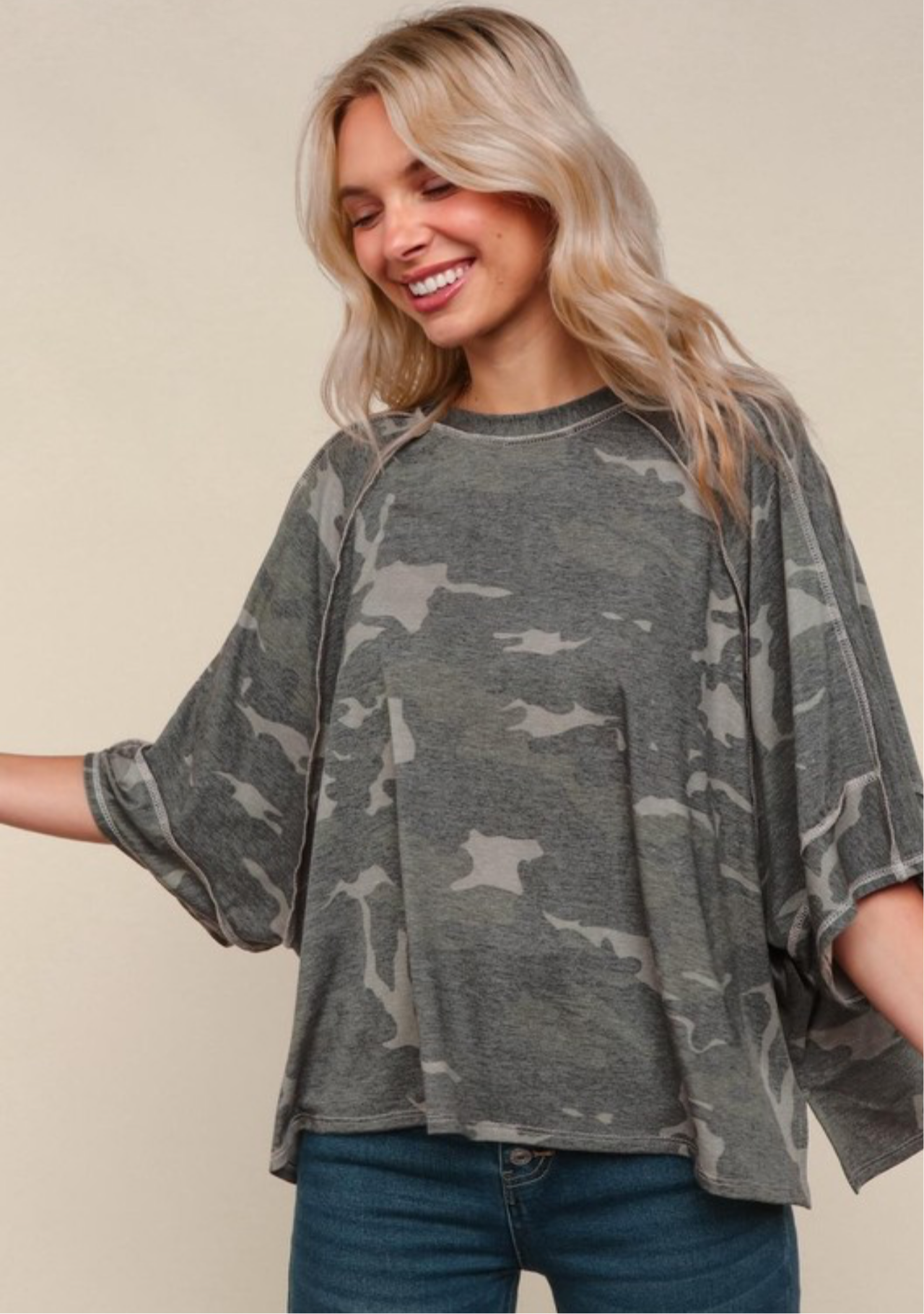Hayden Camo Top