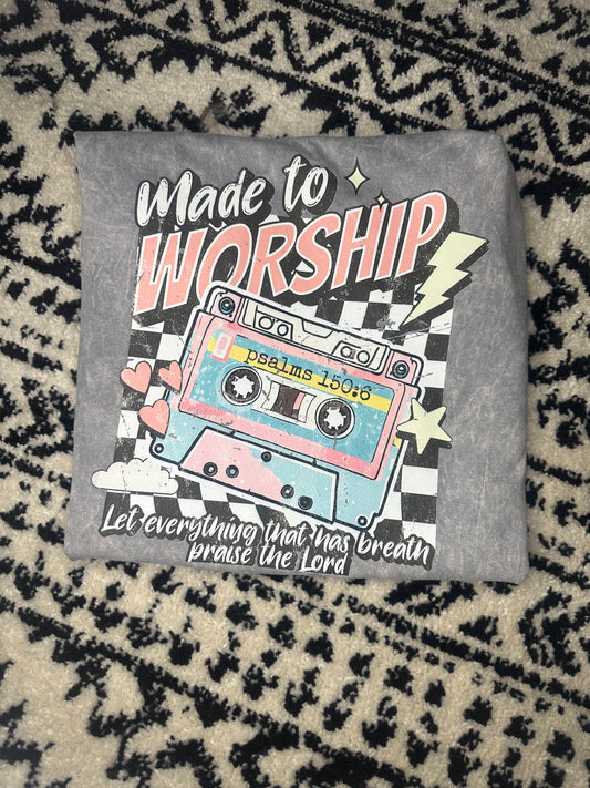 Tape Made to Worship Tee