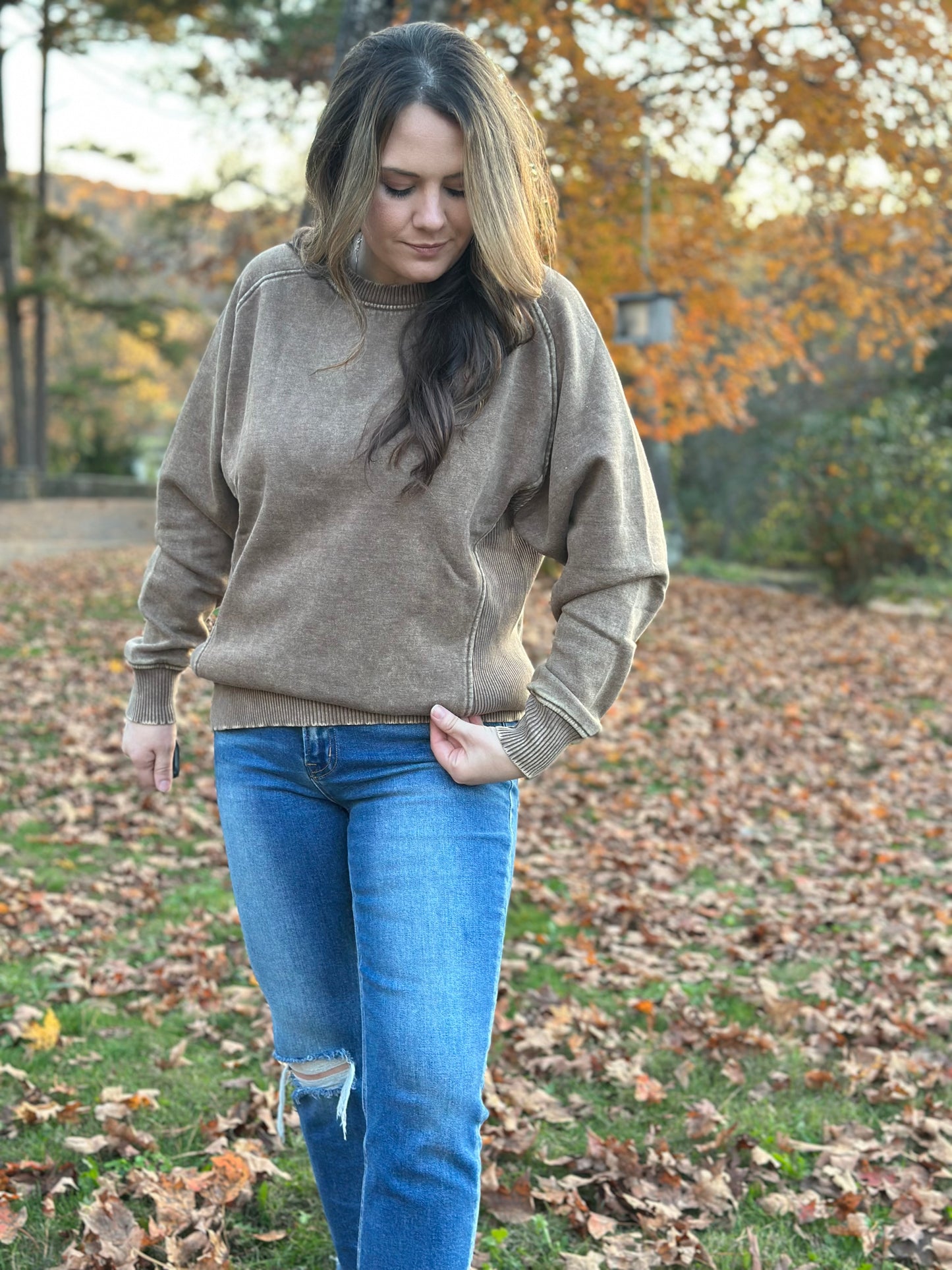 Zion Ribbed Acid Sweatshirt