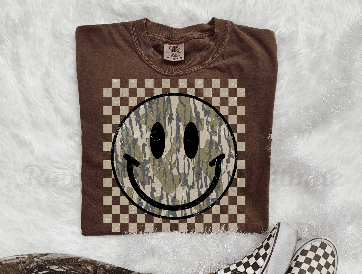 Camo Smiley Tee