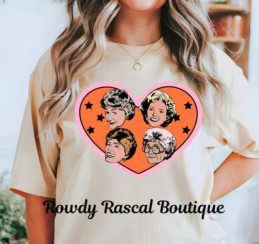 Golden Girls Heart Tee