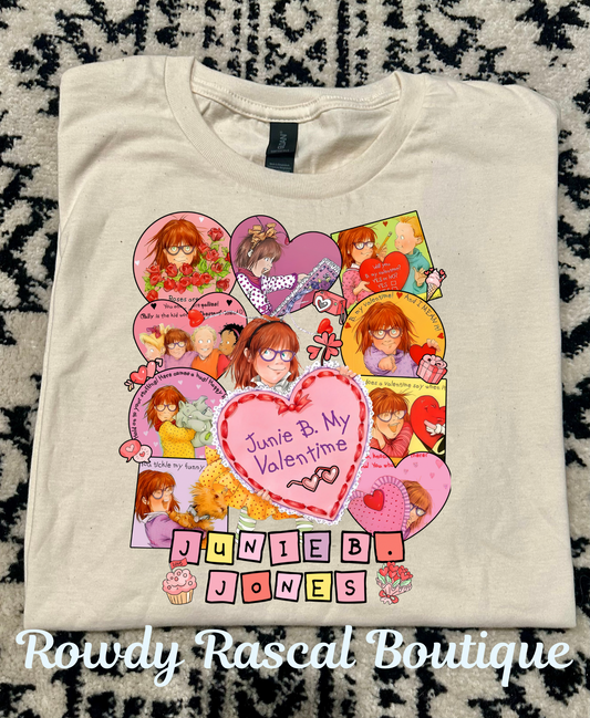 Junie B. Be my Valentimes Tee