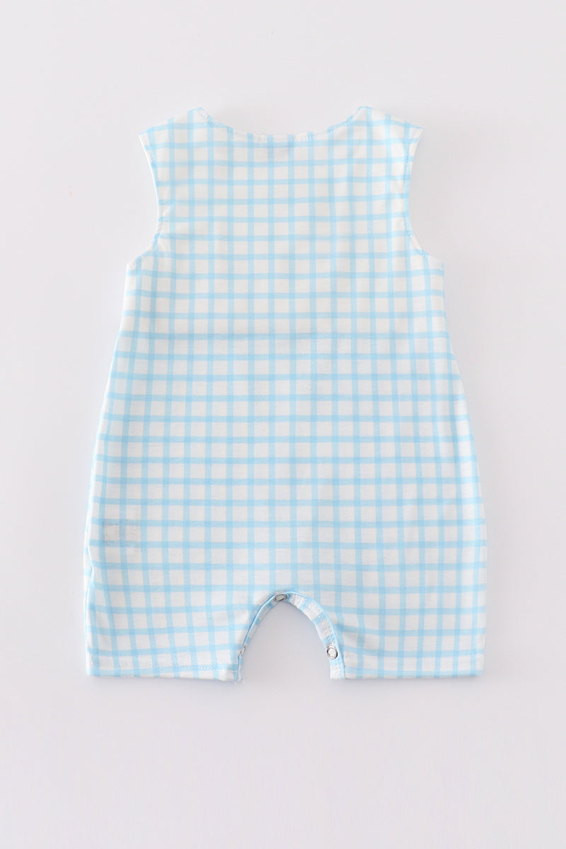 Gingham Easter Romper