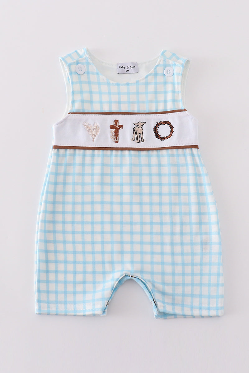 Gingham Easter Romper