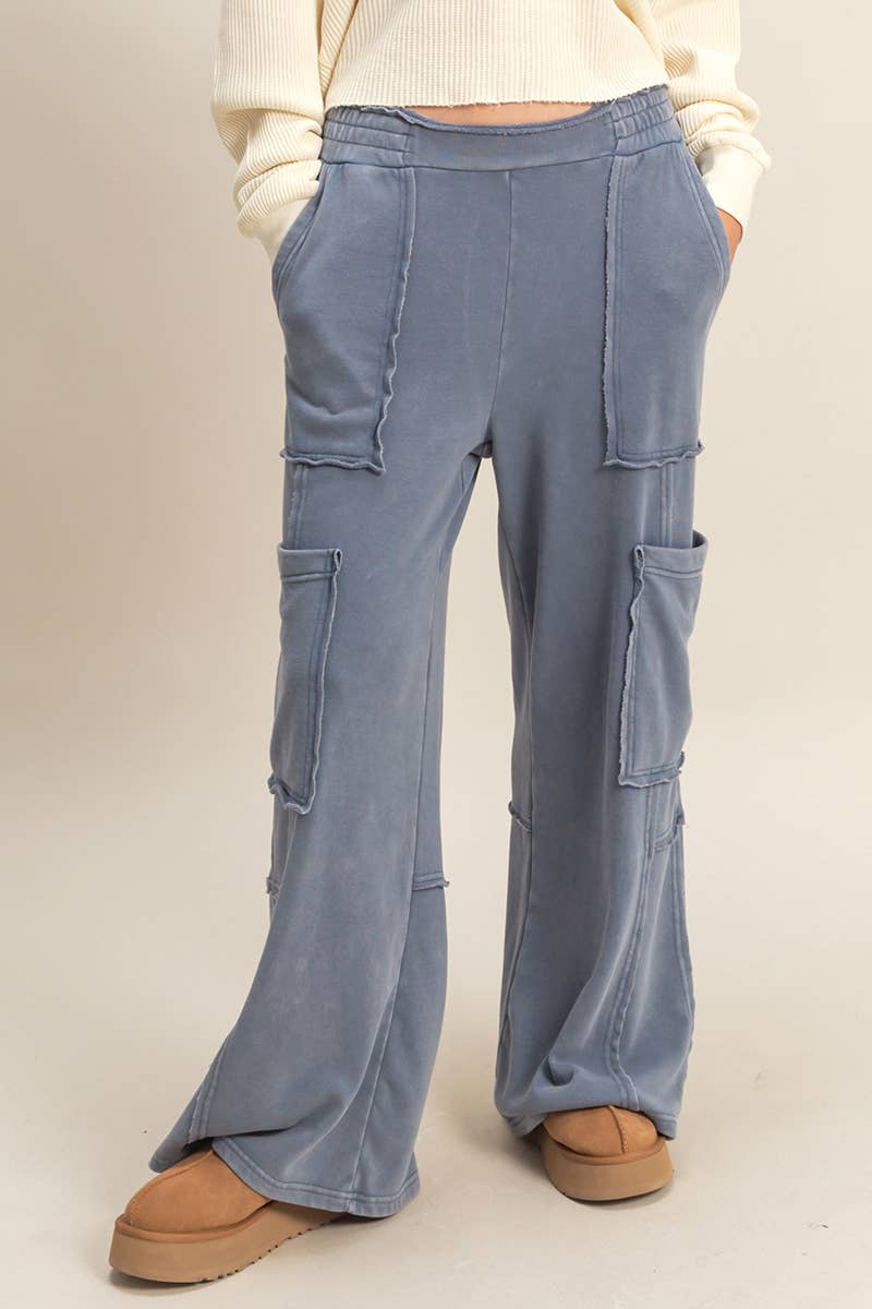 Mineral Washed Oversized Pant