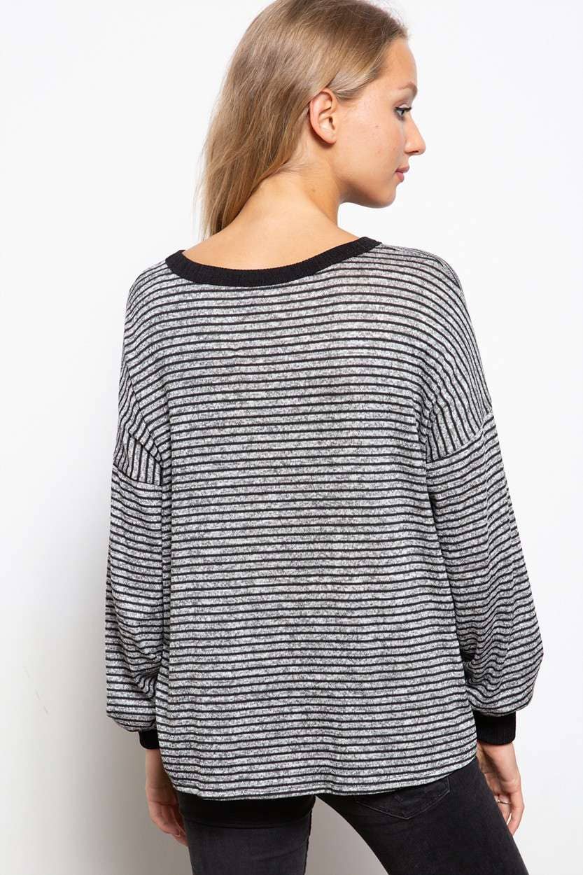 Marble Knit Top
