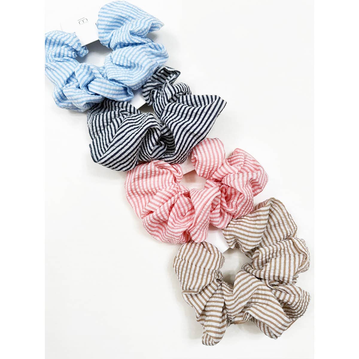 Stripe Pattern Large Scrunchie