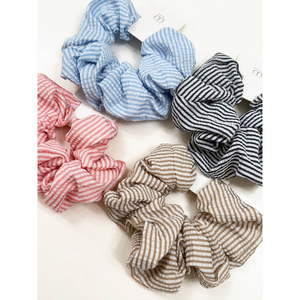 Stripe Pattern Large Scrunchie
