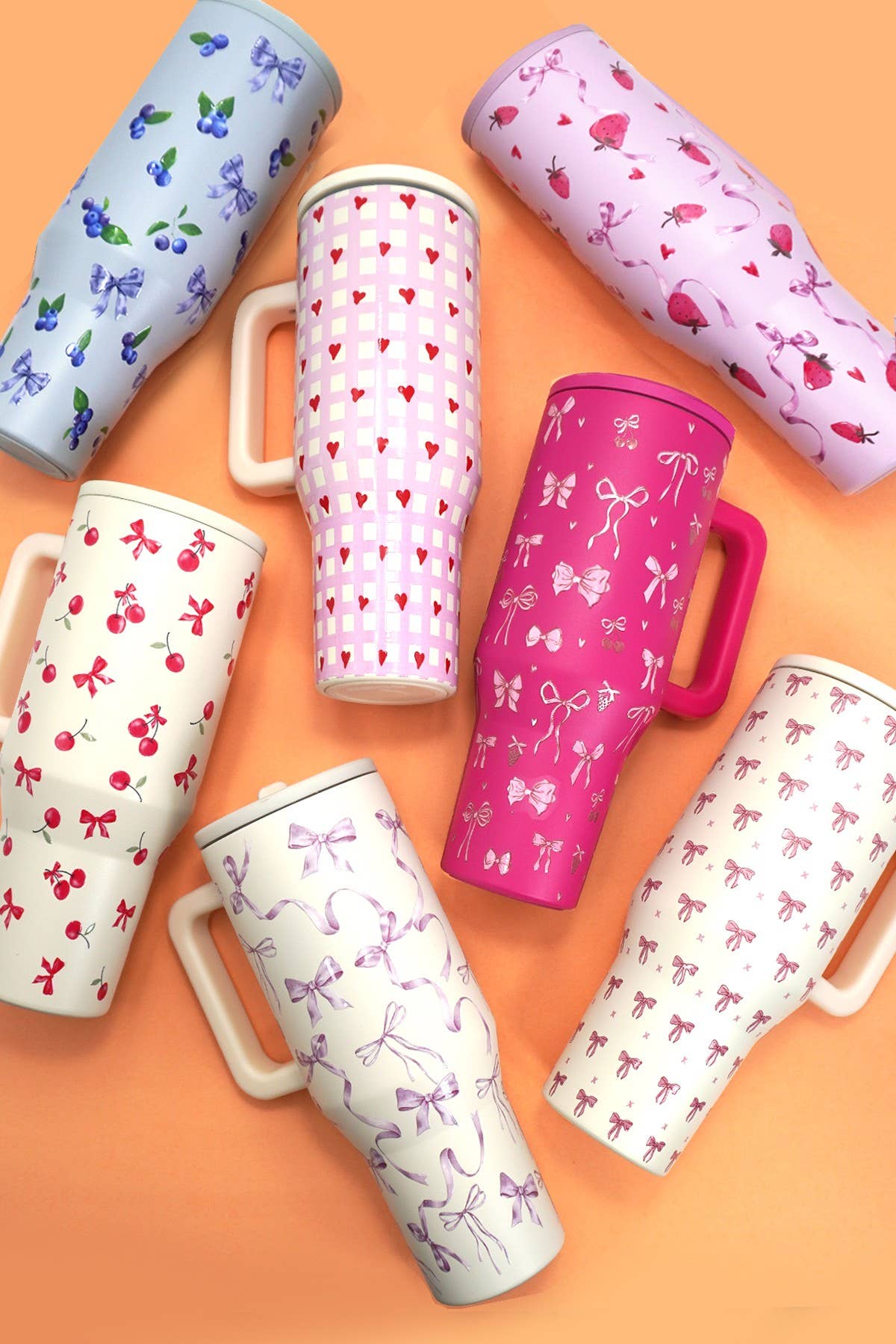 BOW FUCHSIA tumbler