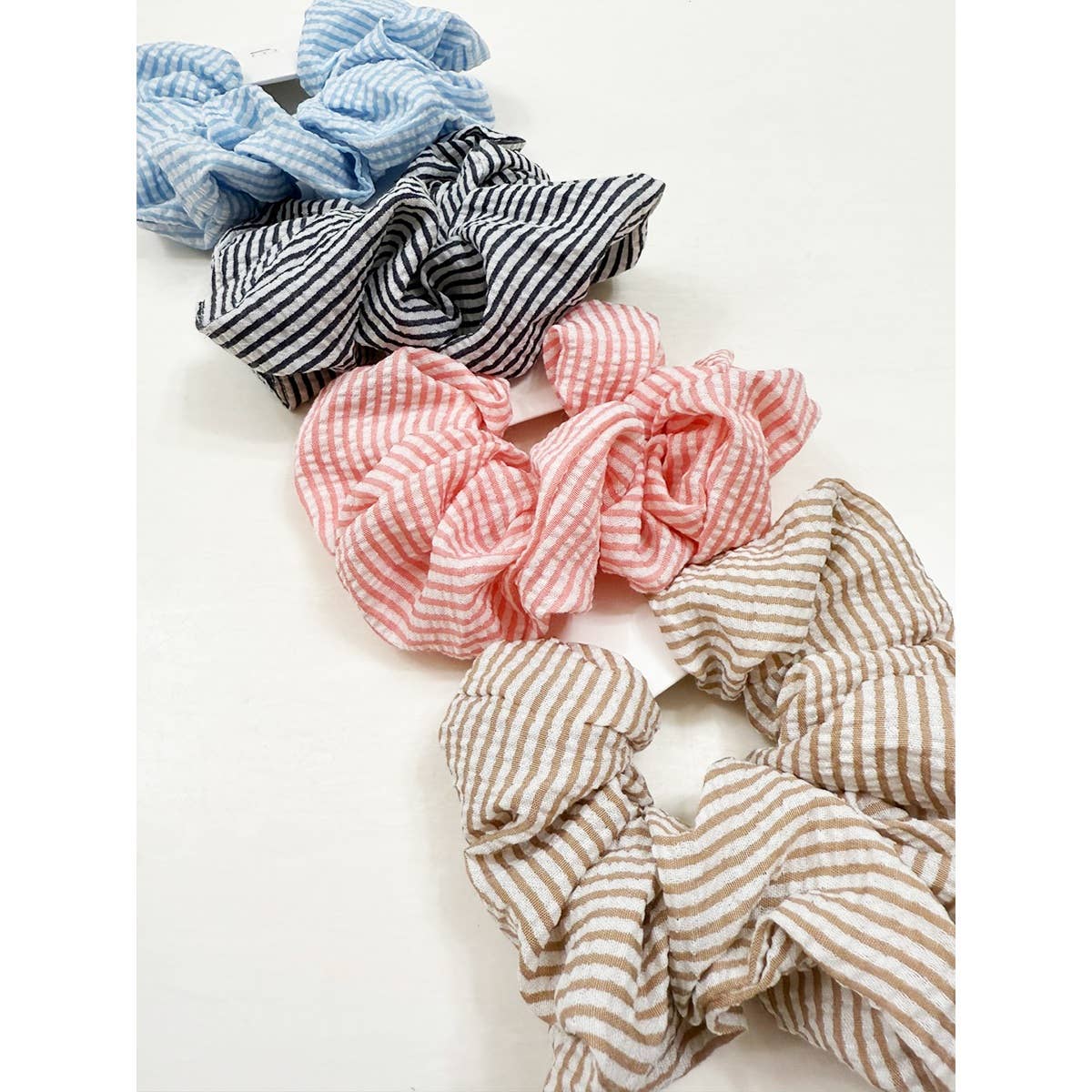 Stripe Pattern Large Scrunchie