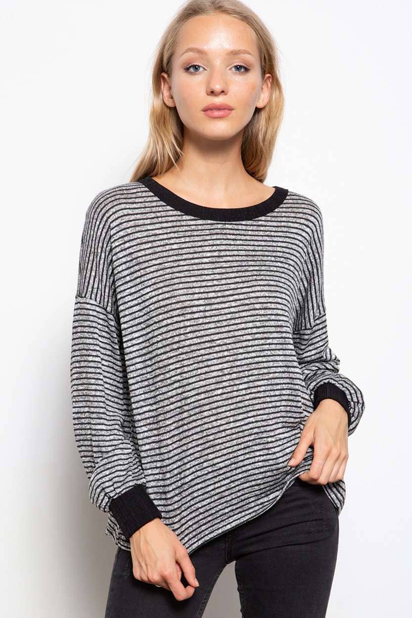 Marble Knit Top