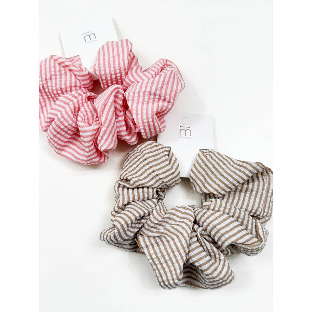 Stripe Pattern Large Scrunchie
