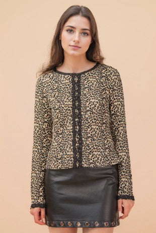 Leopard Lace Long Sleeve