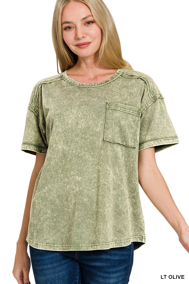 Olive Acid Top