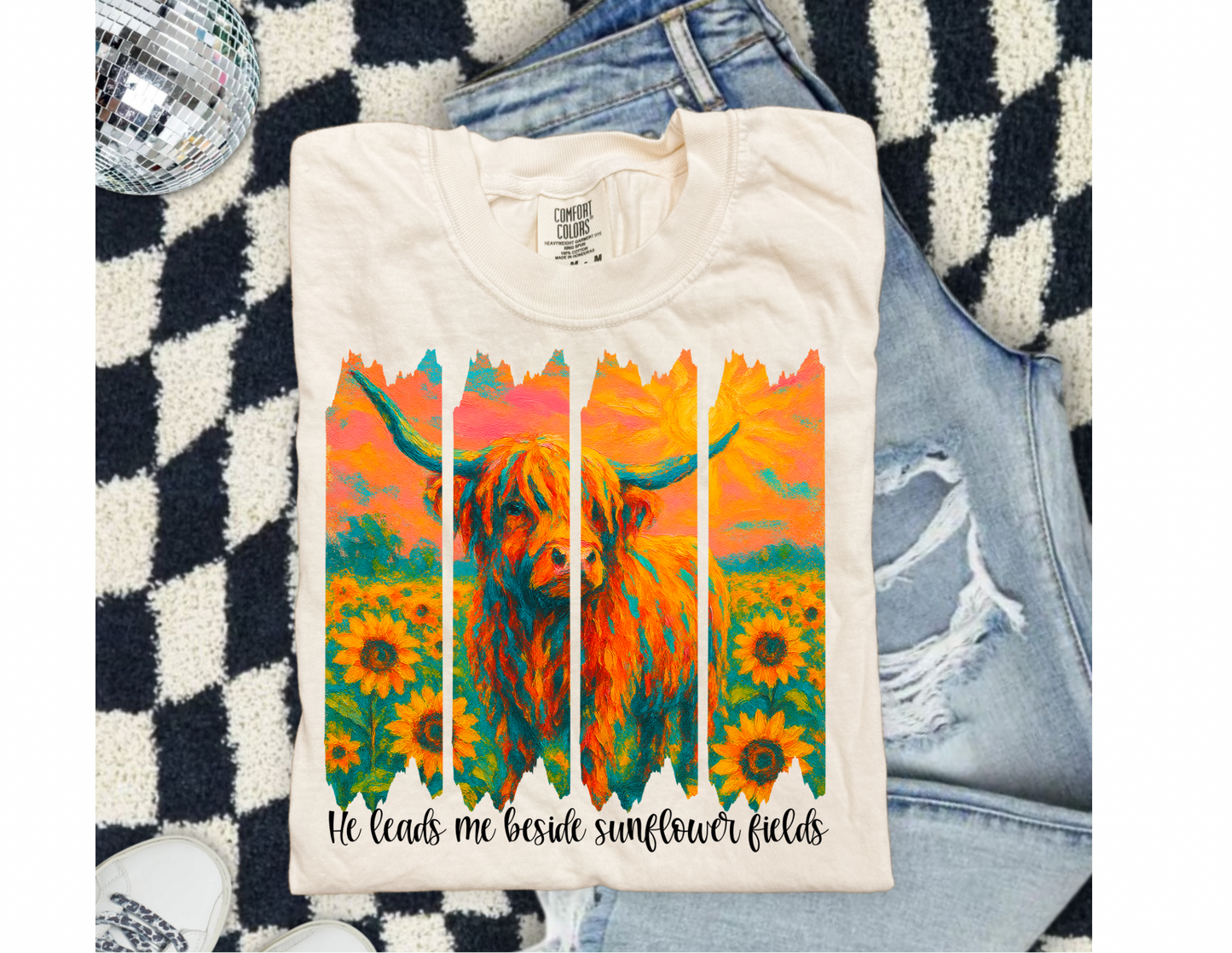 Sunflower Fields Tee