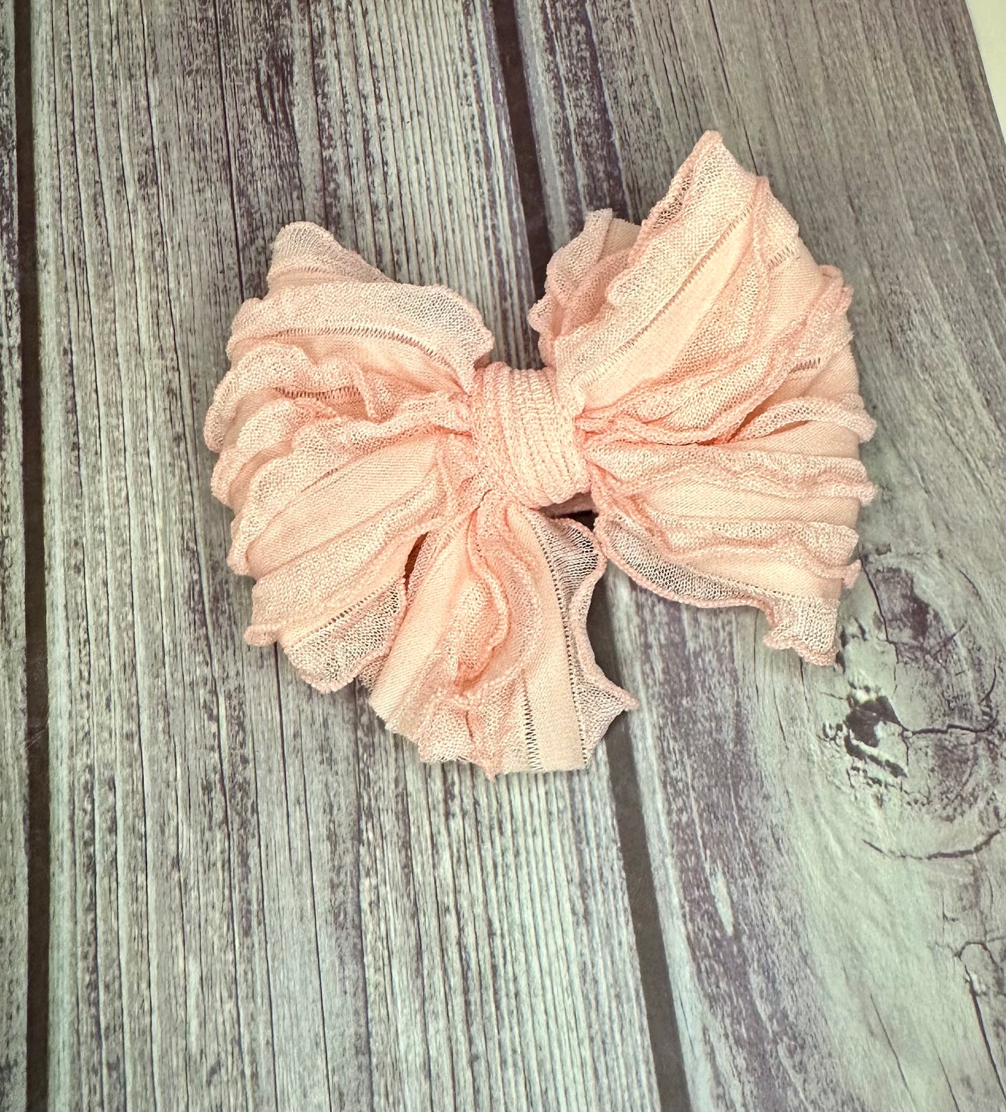 Ruffle Clip Bow