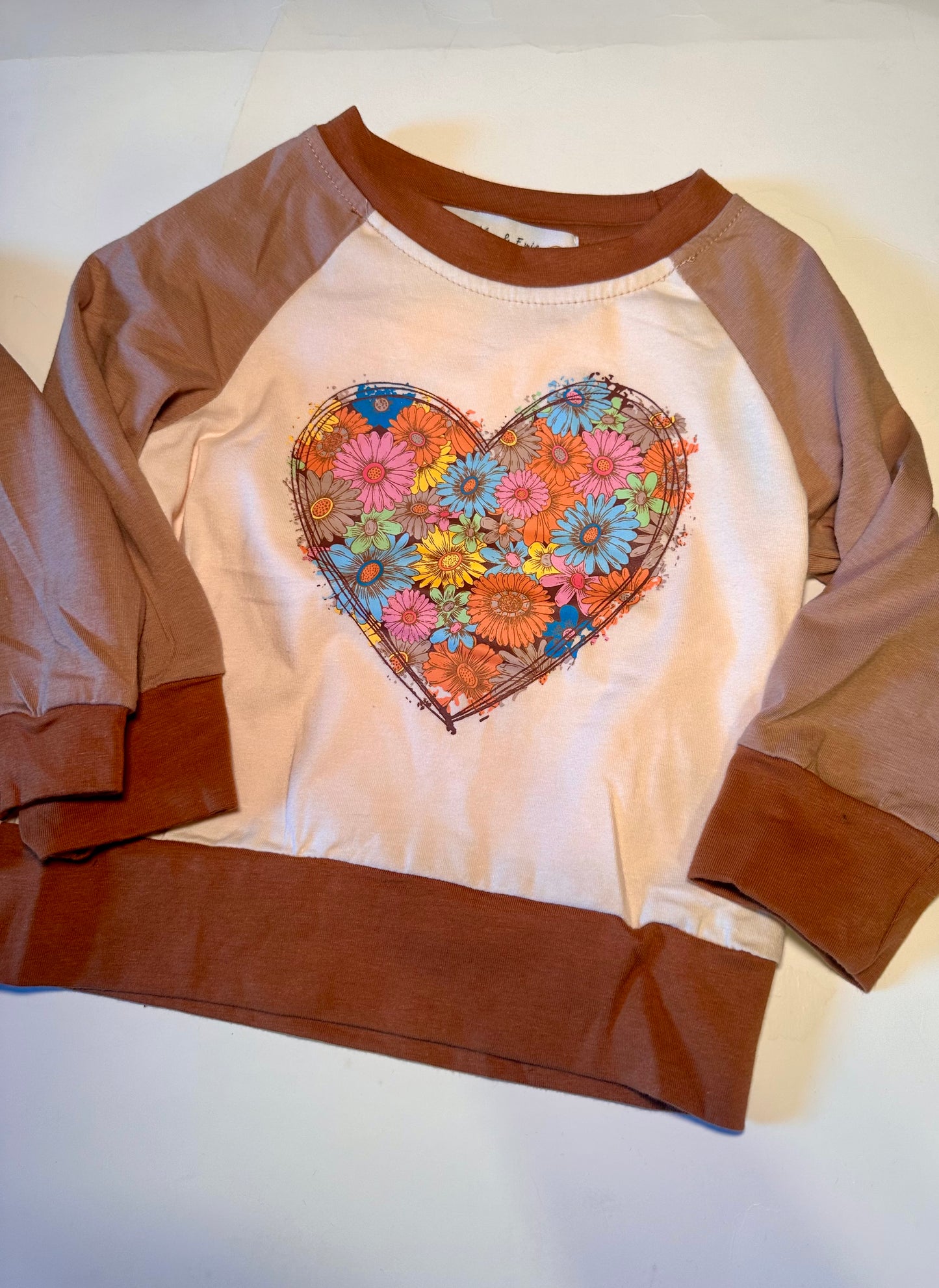 Floral Hearts Long Sleeve