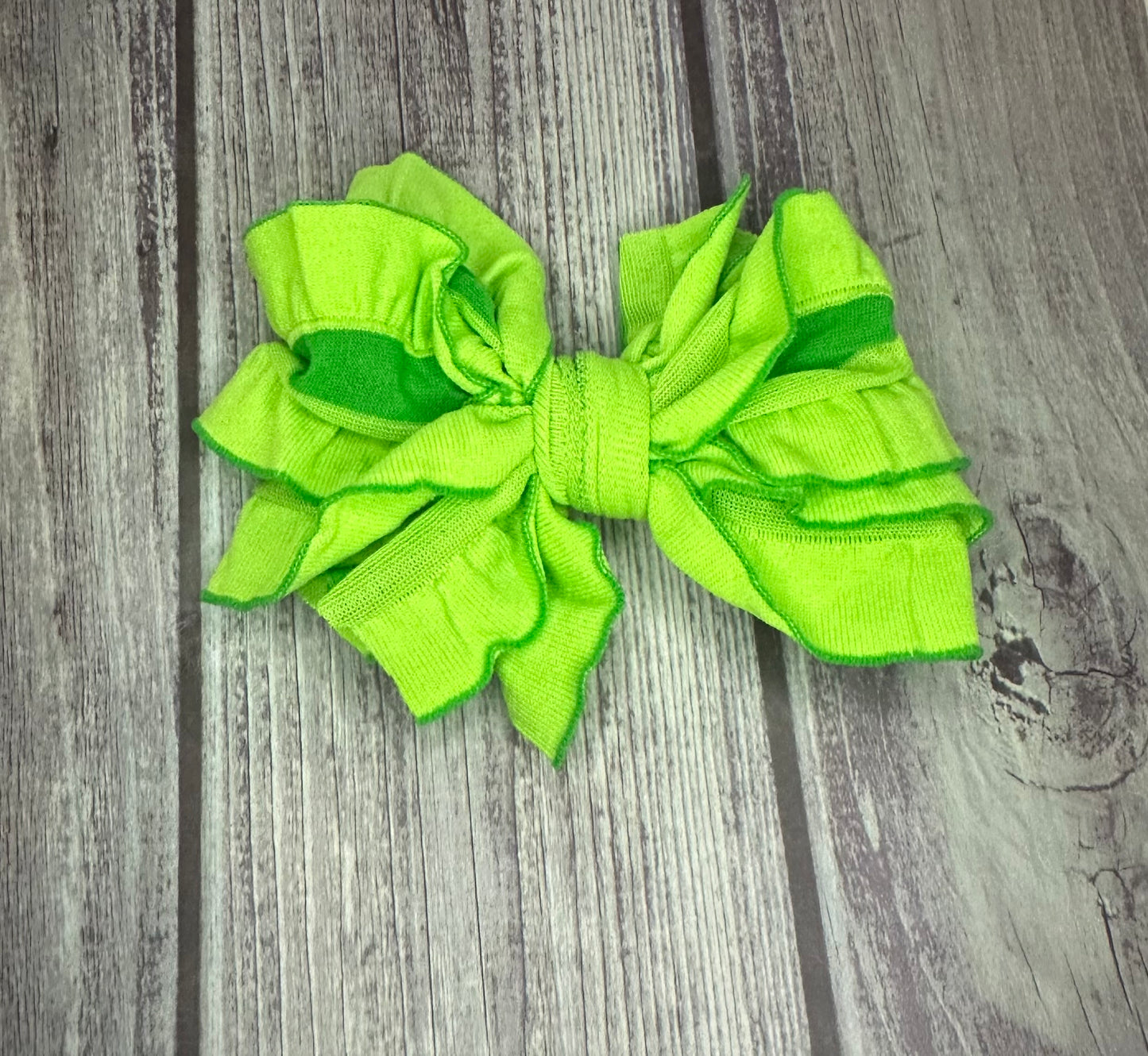 Ruffle Clip Bow