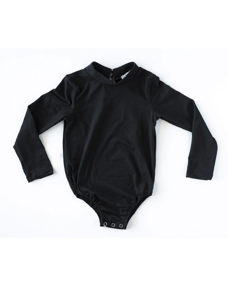 Aspen Turtleneck Leotard - Black