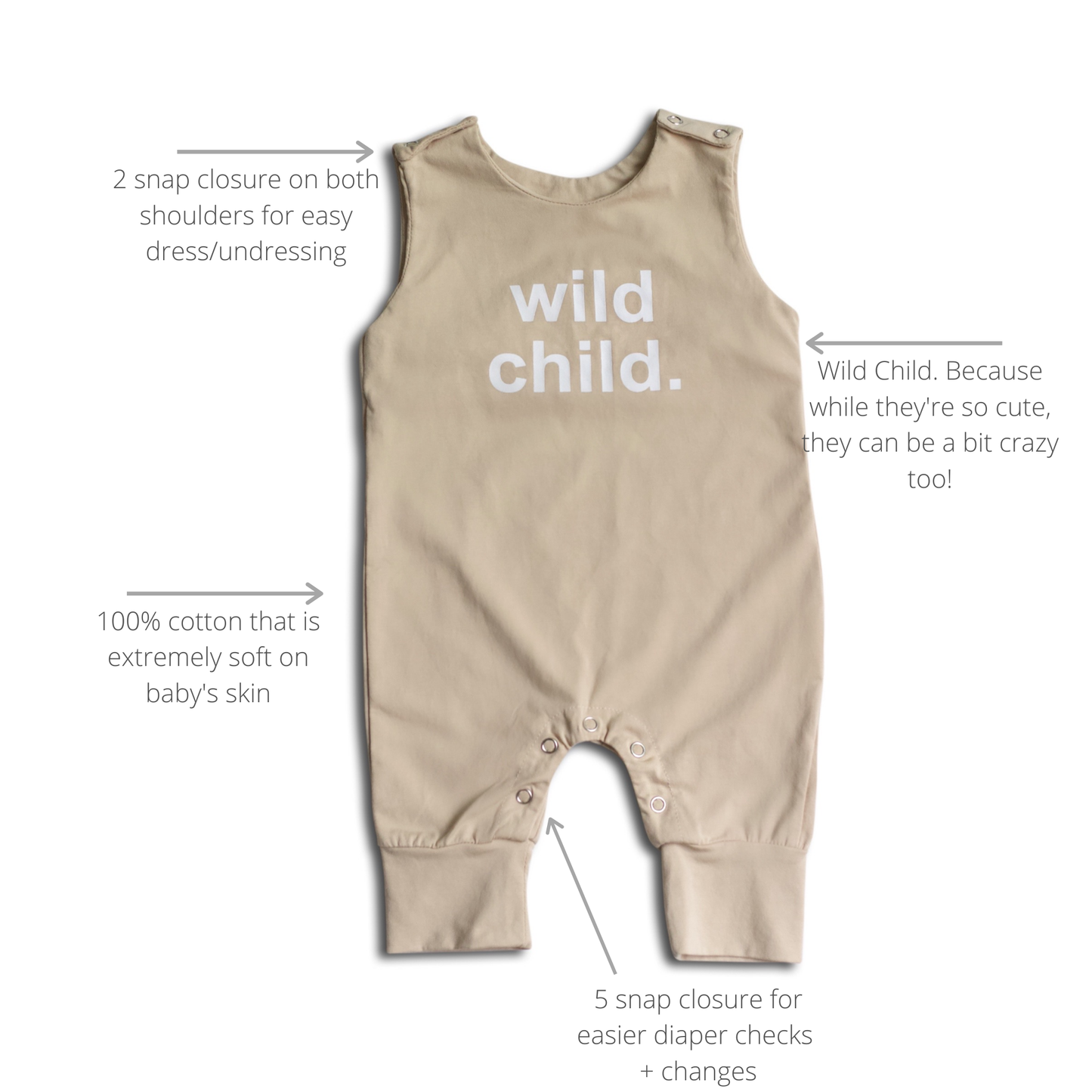 Wild Child- Romper