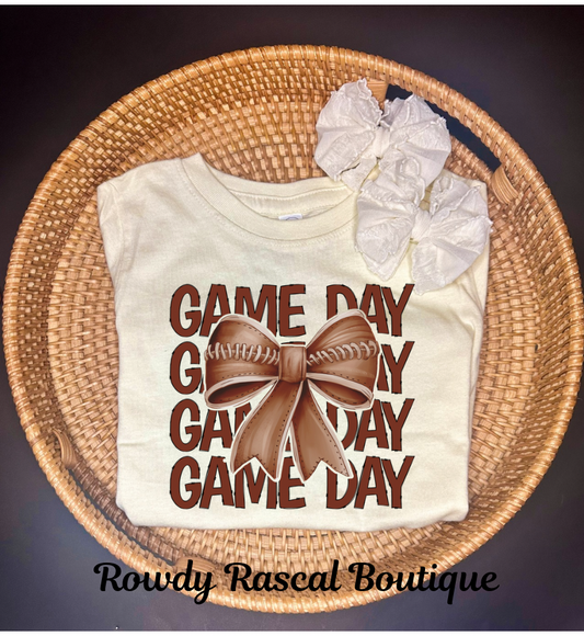 Gameday Bow Tee