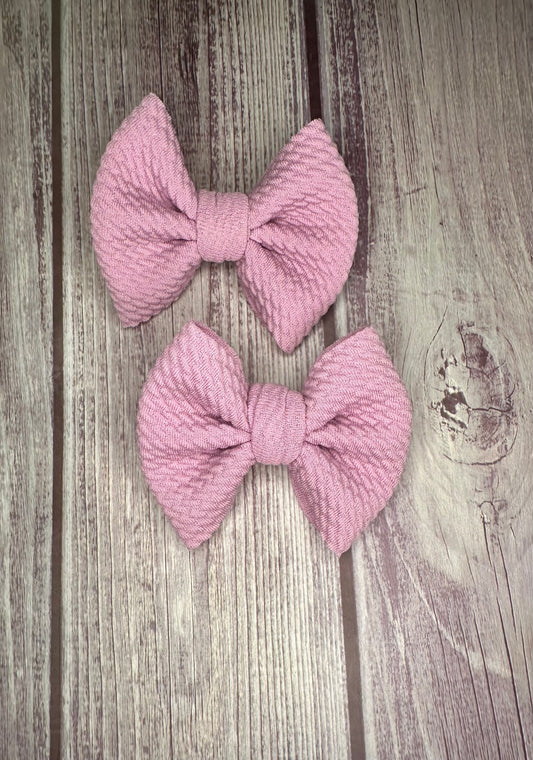 Periwinkle Clip Bow Set