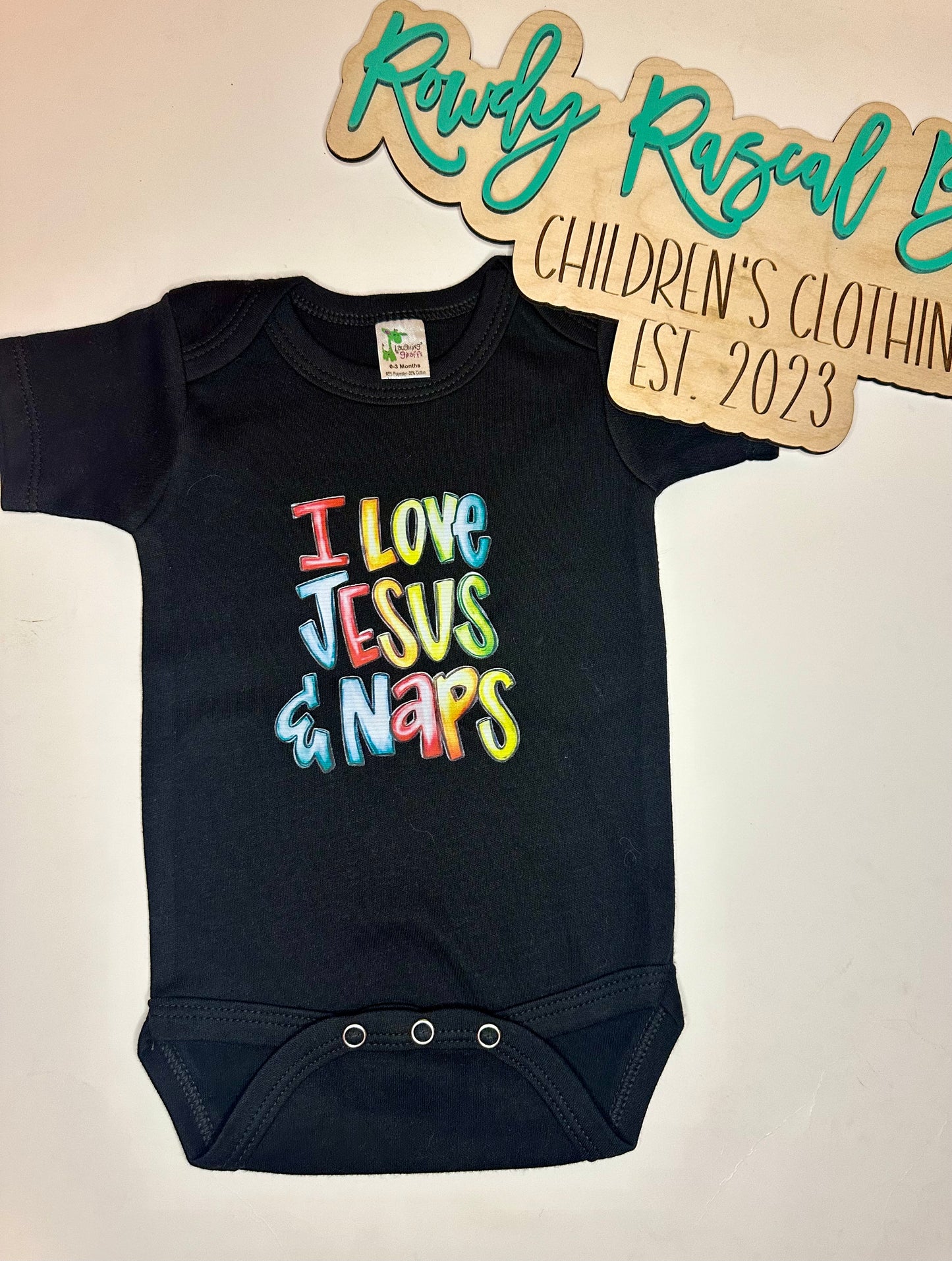 I love Jesus & Naps Onesie